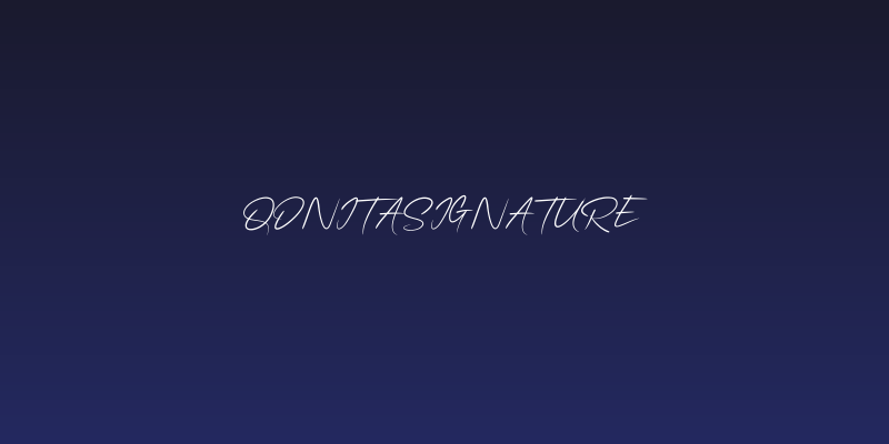 QonitaSignature Social Header