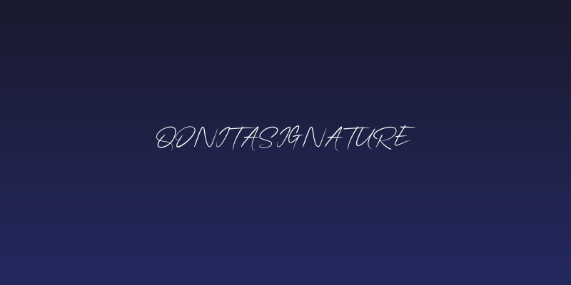 QonitaSignature Social Header