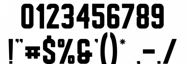 Qonquer Font OTHER CHARS