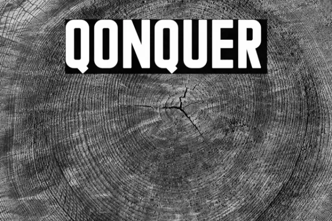 Qonquer Font examples