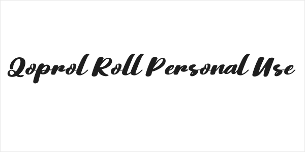 Qoprol Roll Personal Use Logo