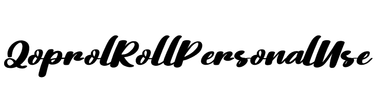 QoprolRollPersonalUse  Fuentes Gratis Descargar