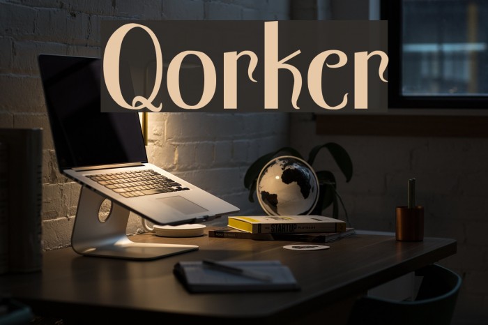 Qorker Font examples