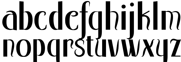 Qorker Font LOWERCASE