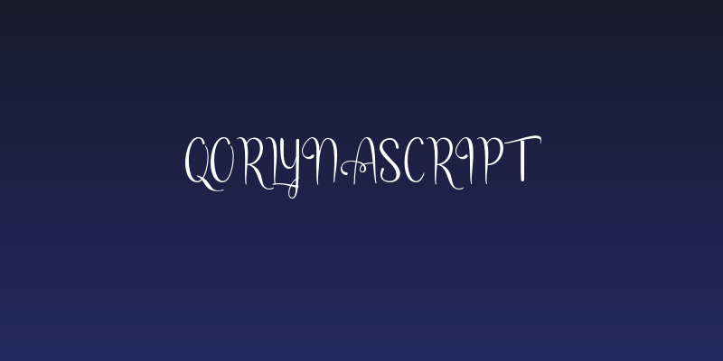 QorlynaScript Social Header