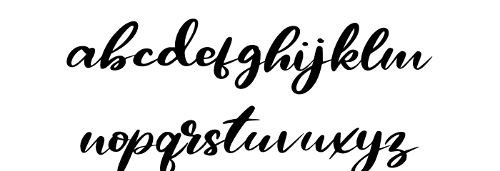 Qors FREE Font LOWERCASE