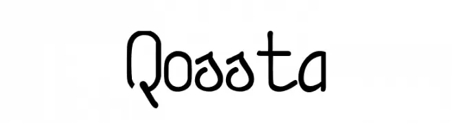 Qossta  Frei Schriftart Herunterladen