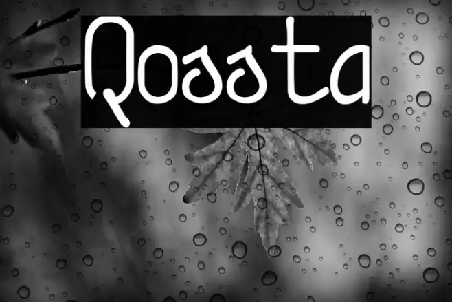 Qossta Font examples