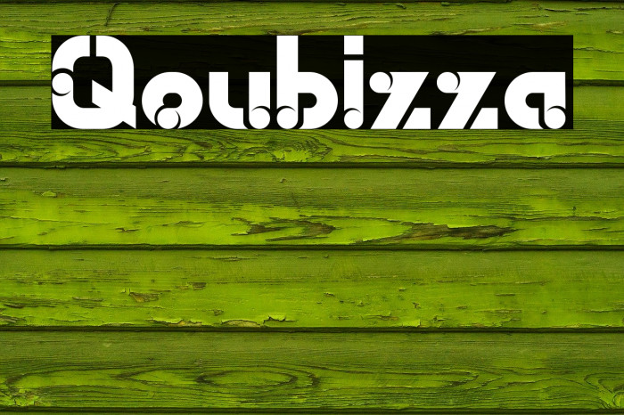 Qoubizza Font examples