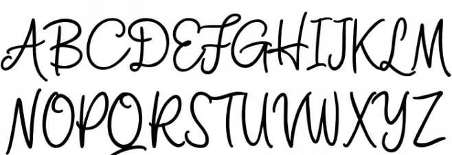 Qournatte Regular Font UPPERCASE