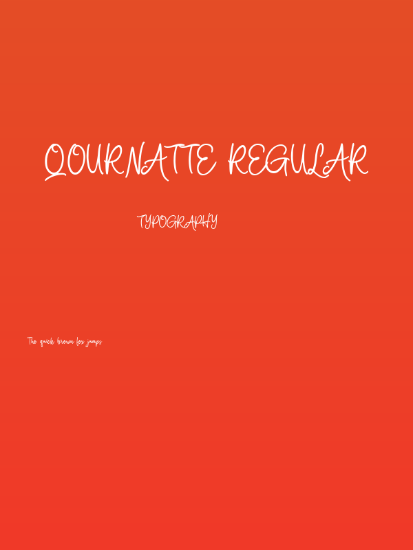 Qournatte Regular Poster
