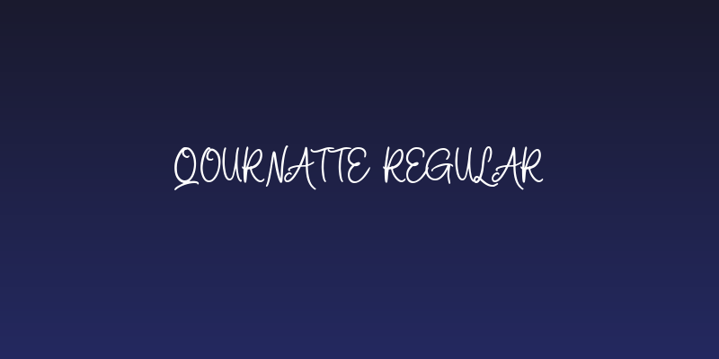 Qournatte Regular Social Header