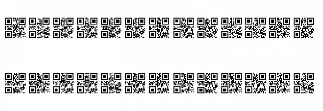 QR font tfb Fuentes MINÚSCULAS