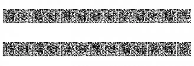QRcodeX Polices MAJUSCULES
