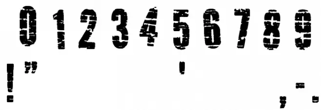 QrackStreet Font OTHER CHARS