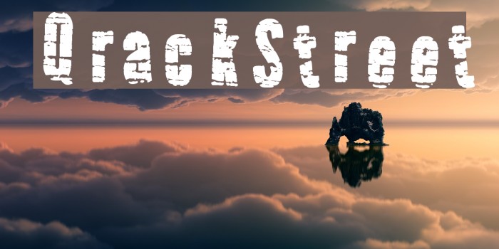 QrackStreet Font examples