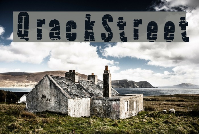 QrackStreet Font examples