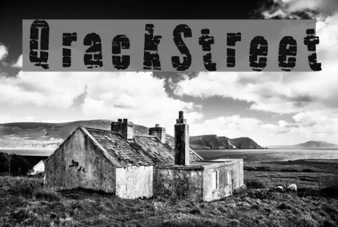 QrackStreet Font examples