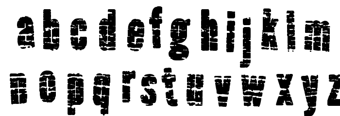 QrackStreet Font LOWERCASE