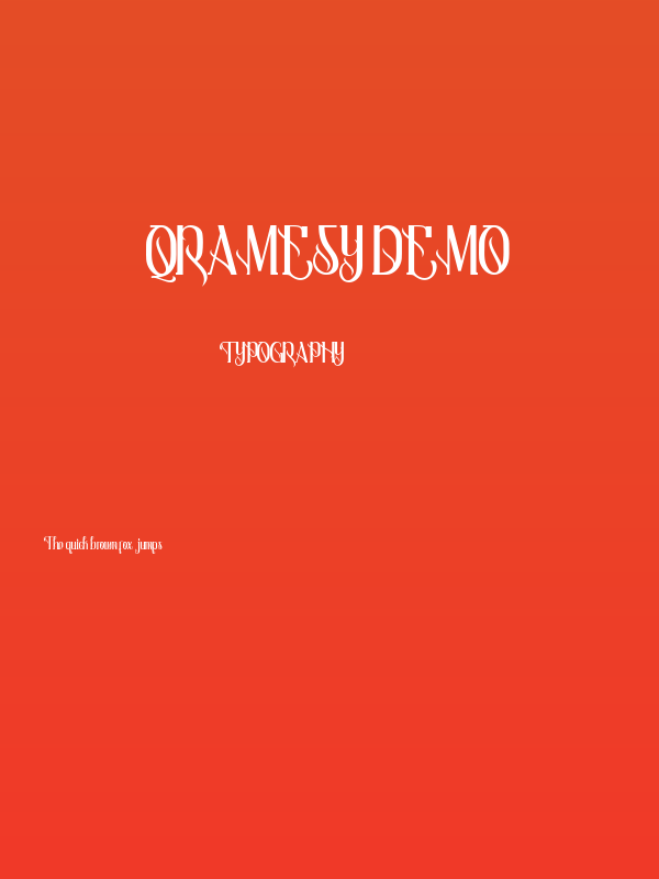 Qramesy Demo Poster