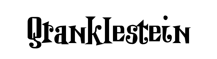 Qranklestein  les polices de caractères gratuit tlcharger