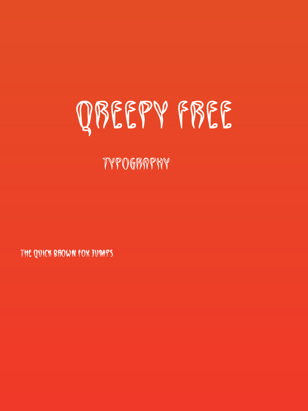 Qreepy free Poster