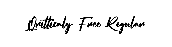 Qritticaly Free Regular  Frei Schriftart Herunterladen