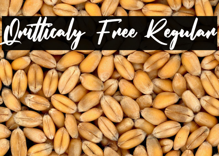 Qritticaly Free Regular Example 1