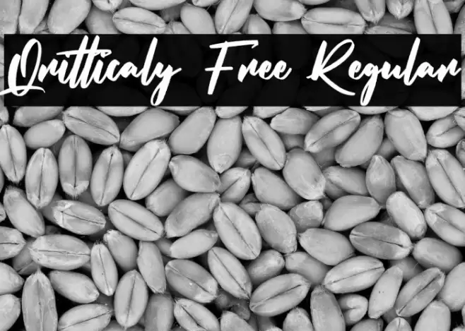 Qritticaly Free Regular Font examples