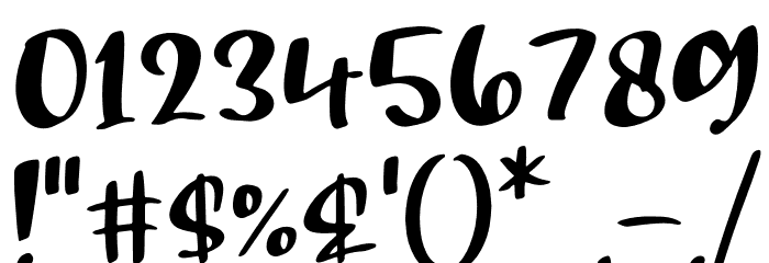 Qrowy Magical Font OTHER CHARS