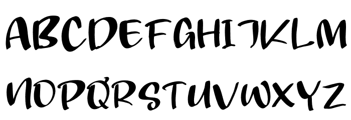 Qrowy Magical Font UPPERCASE