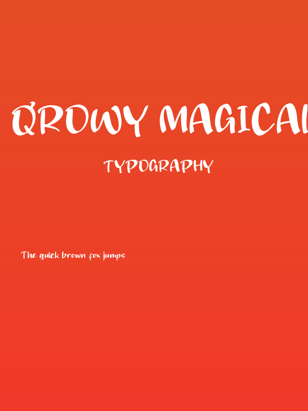 Qrowy Magical Poster