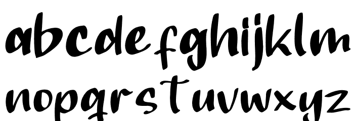 Qrowy Magical Font LOWERCASE