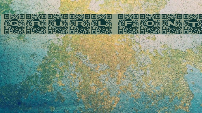Qrurl Font examples