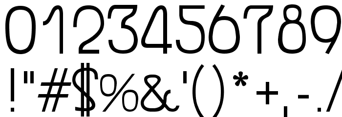 Qrypton Font OTHER CHARS