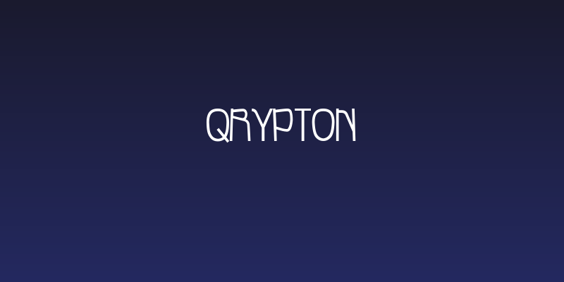Qrypton Social Header