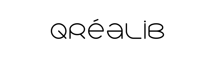 qréalib  Frei Schriftart Herunterladen