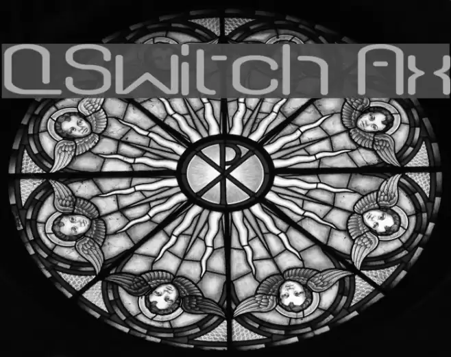 QSwitch Ax Schriftart examples