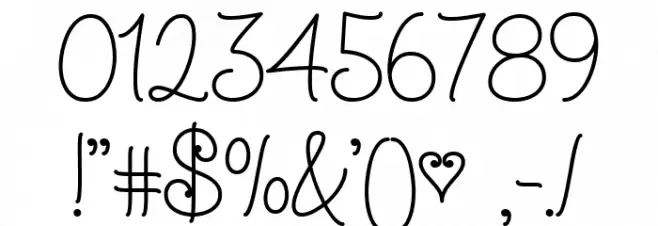 Qtie Script Regular Font OTHER CHARS