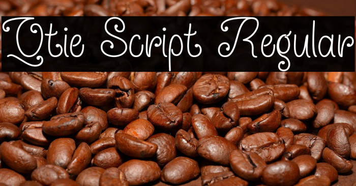 Qtie Script Regular Example 3