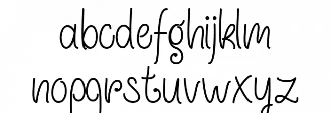 Qtie Script Regular Fonte MINÚSCULAS