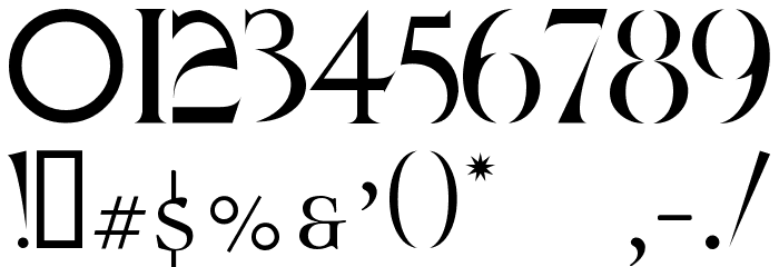 QUAKE Font OTHER CHARS