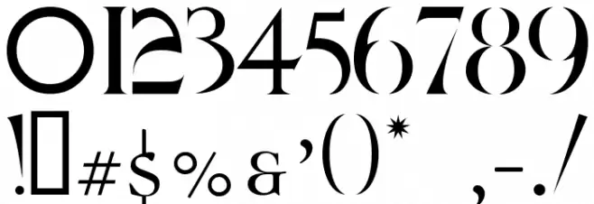 QUAKE2 フォント その他の文字