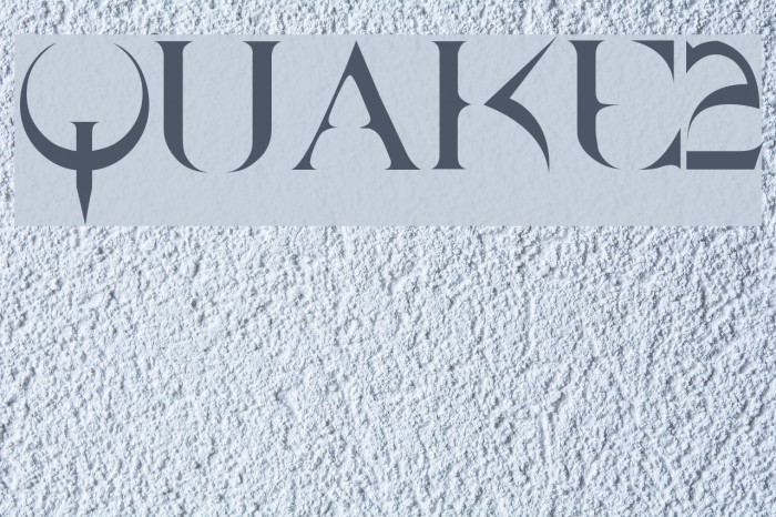 QUAKE2 Font examples