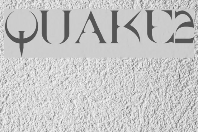QUAKE2 フォント examples