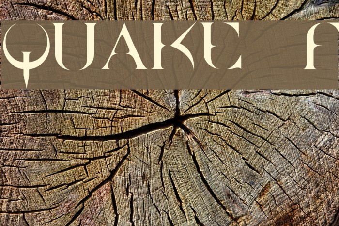QUAKE Font examples