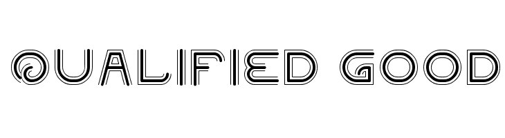 QUALIFIED GOOD Font