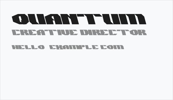 QUANTUM Business Card