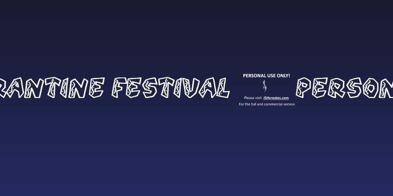 QUARANTINE festival (PERSONAL U Social Header