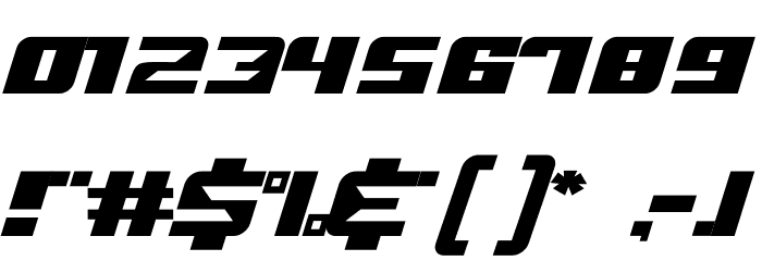 QUARTERBACK Font OTHER CHARS